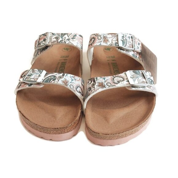 Birkenstock Sydney Vegan Birko-Flor Sandals Womens 7 EU 38 Paisley Light Rose - Picture 6 of 9